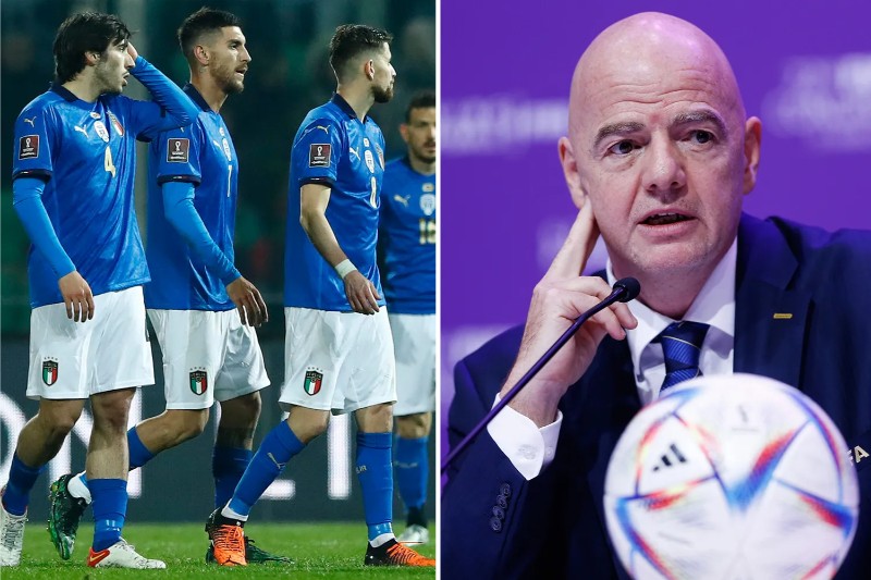 Infantino nói đùa về việc Ý không thể tham dự World Cup 2026