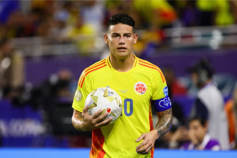 James Rodriguez tiếp tục dẫn dắt tuyến giữa