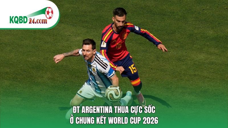 ĐT Argentina thua cực sốc ở chung kết World Cup 2026
