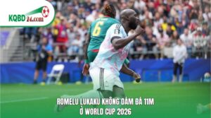 Romelu Lukaku không dám đá 11m ở World Cup 2026